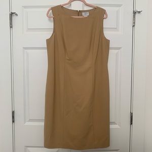 Chic Tan LOFT Business Sheath Dress